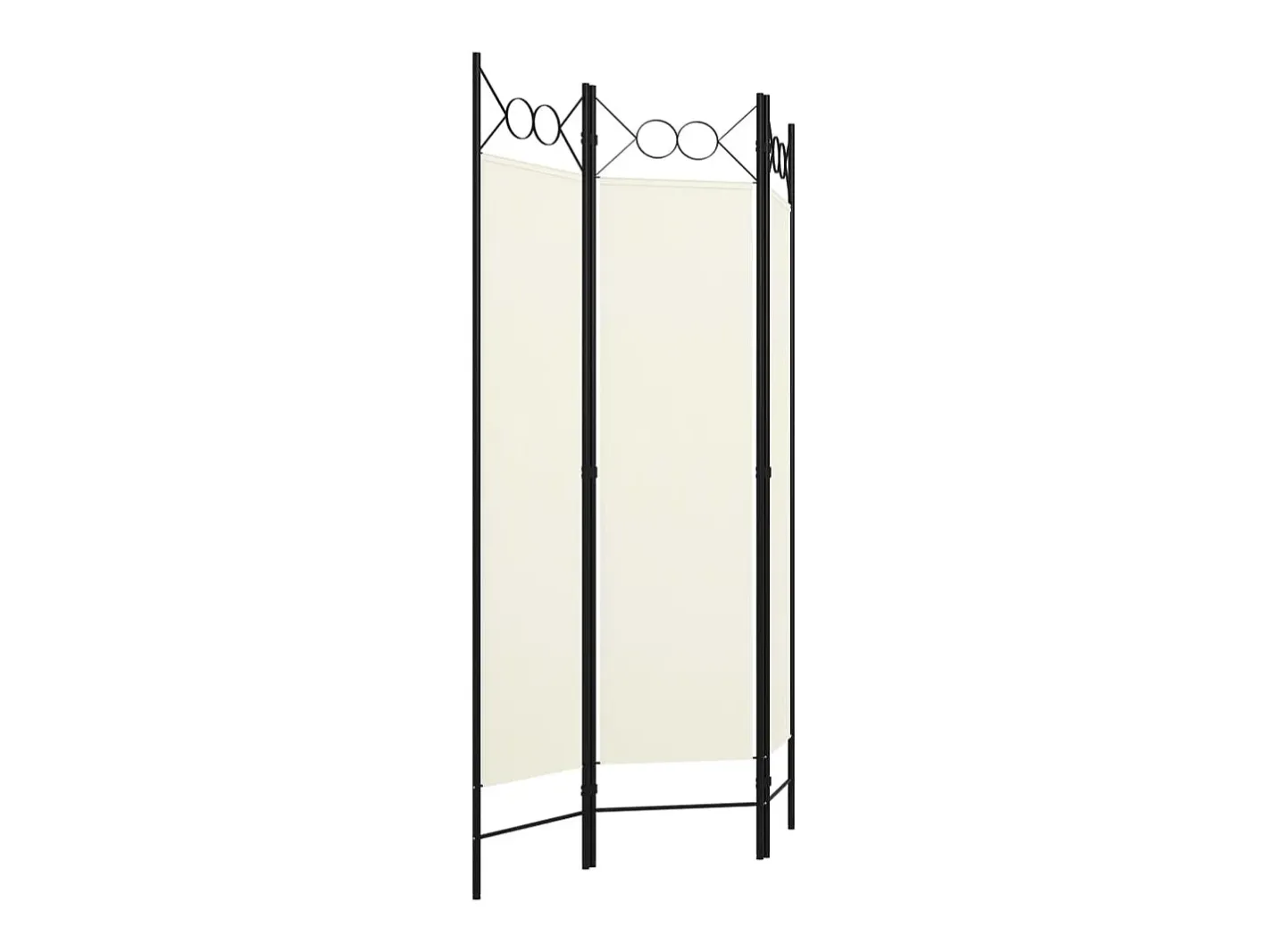 Biombo divisor de 3 paneles 120x180 cm ES855392 Blanco Best