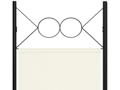 Biombo divisor de 3 paneles 120x180 cm ES855392 Blanco Best