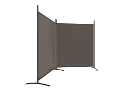 Biombo-Biombo divisor de 2 paneles de tela 348x180 cm ES674744 Gris antracita