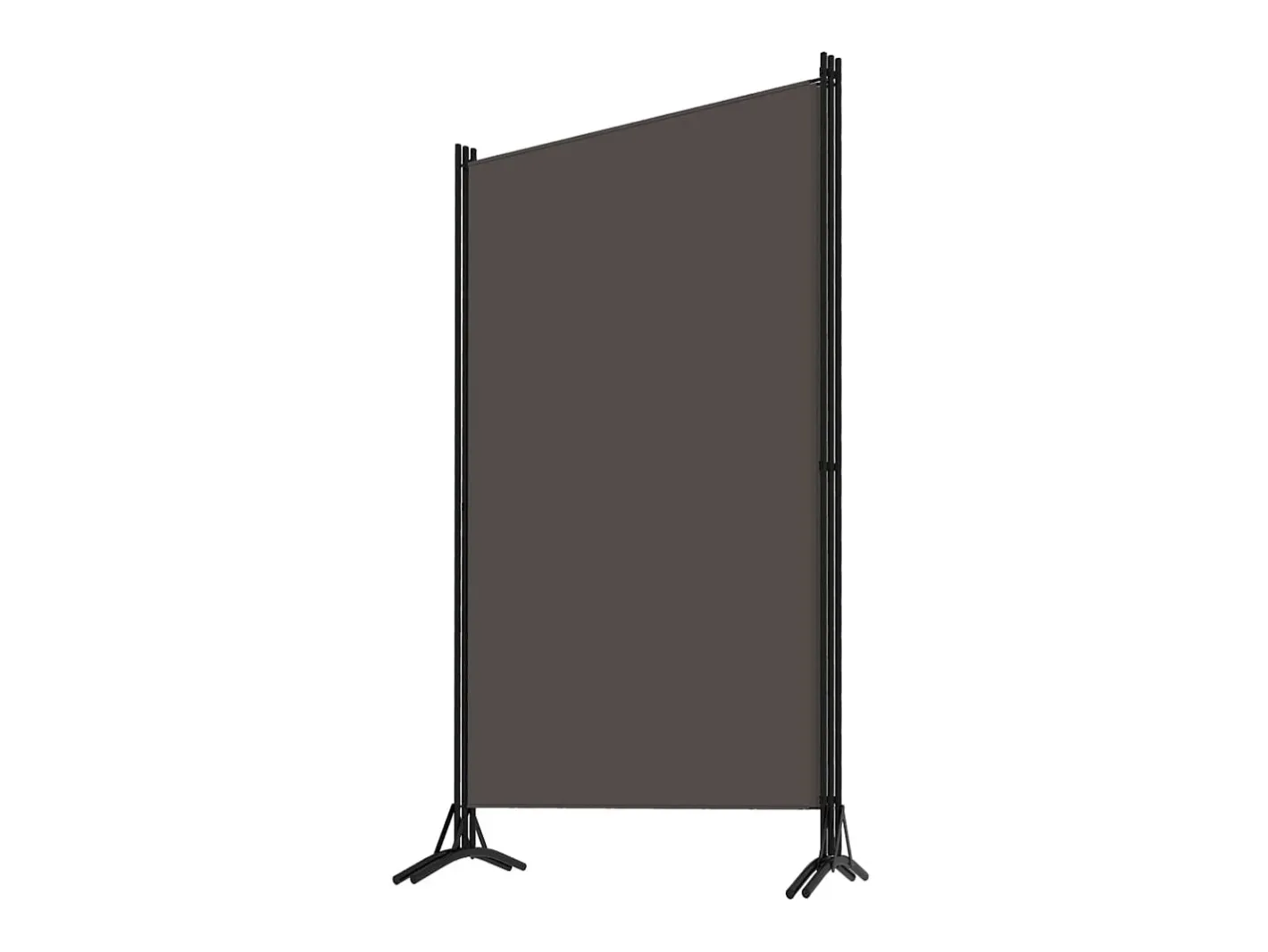 Biombo divisor de 3 paneles antracita 260x180 cm ES621302 Gris Discount