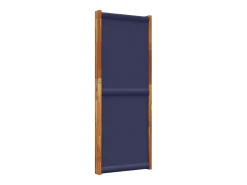 Biombo-Biombo divisor de 3 paneles oscuro 210x180 cm ES914941 Azul