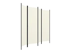Biombo-Biombo divisor de 4 paneles 200x180 cm ES289842 Blanco