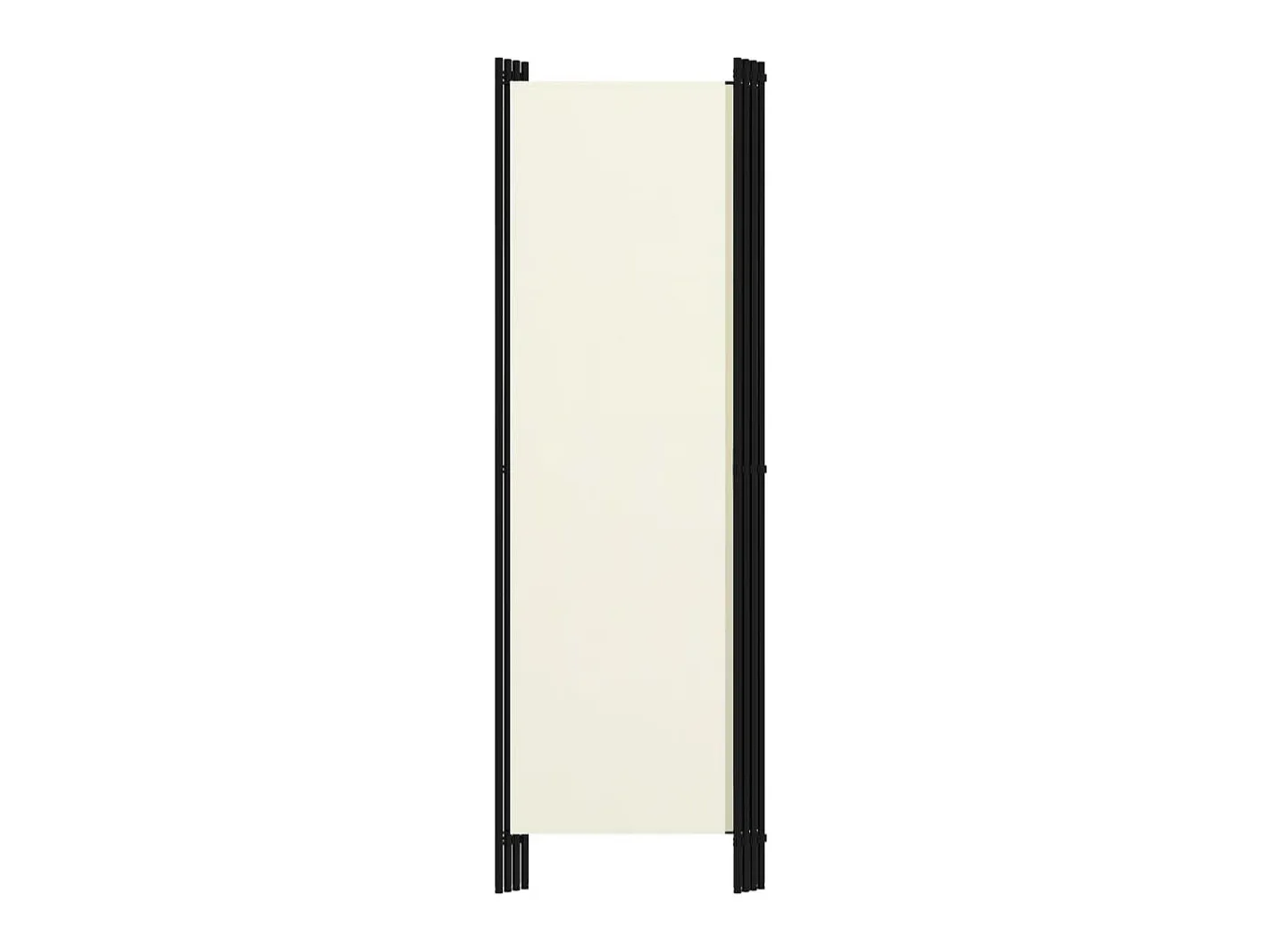 Biombo-Biombo divisor de 4 paneles 200x180 cm ES289842 Blanco