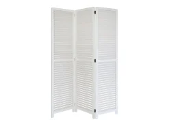 Biombo divisor de ambiente 120x2x170 cm Paravent Blanco Sale