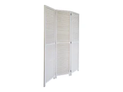 Biombo divisor de ambiente 120x2x170 cm Paravent Blanco Sale