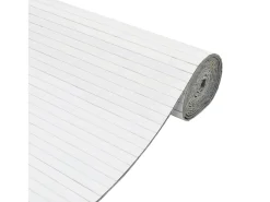 Biombo divisor de bambú 165x800 cm ES857795 Blanco Outlet