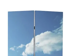 Biombo-Biombo divisor plegable 120x170 cm playa ES139147 Multicolor