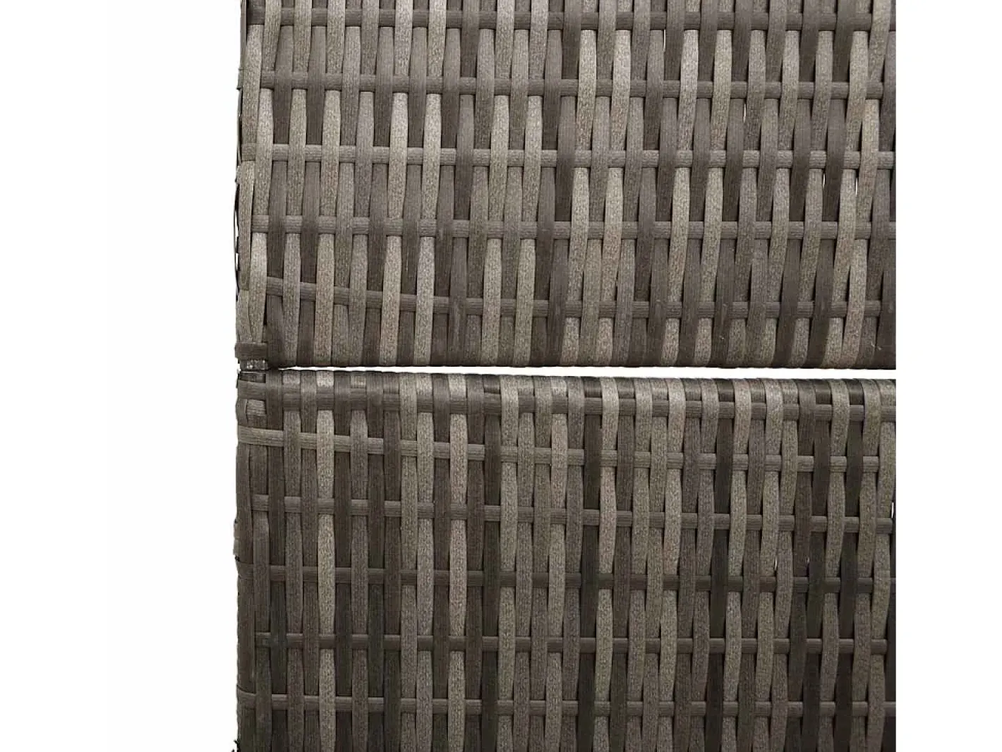 Clearance Biombo 195 x 180 cm poliratán Gris