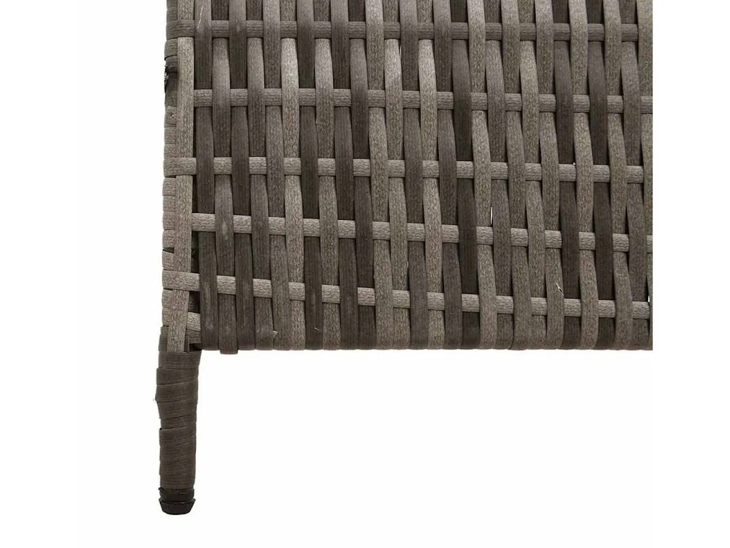Clearance Biombo 195 x 180 cm poliratán Gris
