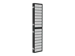 Biombo plegable con 4 paneles estilo japonés 160x170 cm ES617089 Negro Clearance