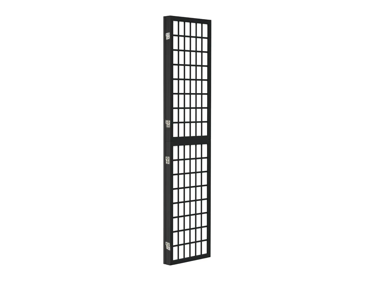 Biombo plegable con 3 paneles estilo japonés 120x170 cm ES275253 Negro Clearance