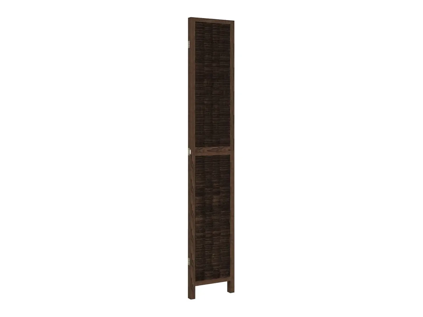 Discount Biombo separador de 3 paneles madera paulownia marrón oscuro ES844875 Marru00f3n