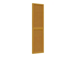 Biombo separador de 3 paneles madera maciza paulownia marrón ES861830 Marru00f3n Discount
