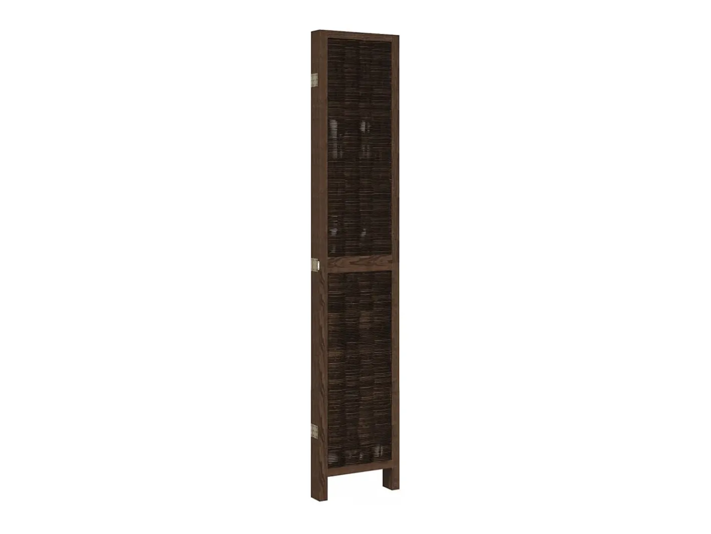 Sale Biombo separador de 5 paneles madera paulownia marrón oscuro ES622379 Marru00f3n