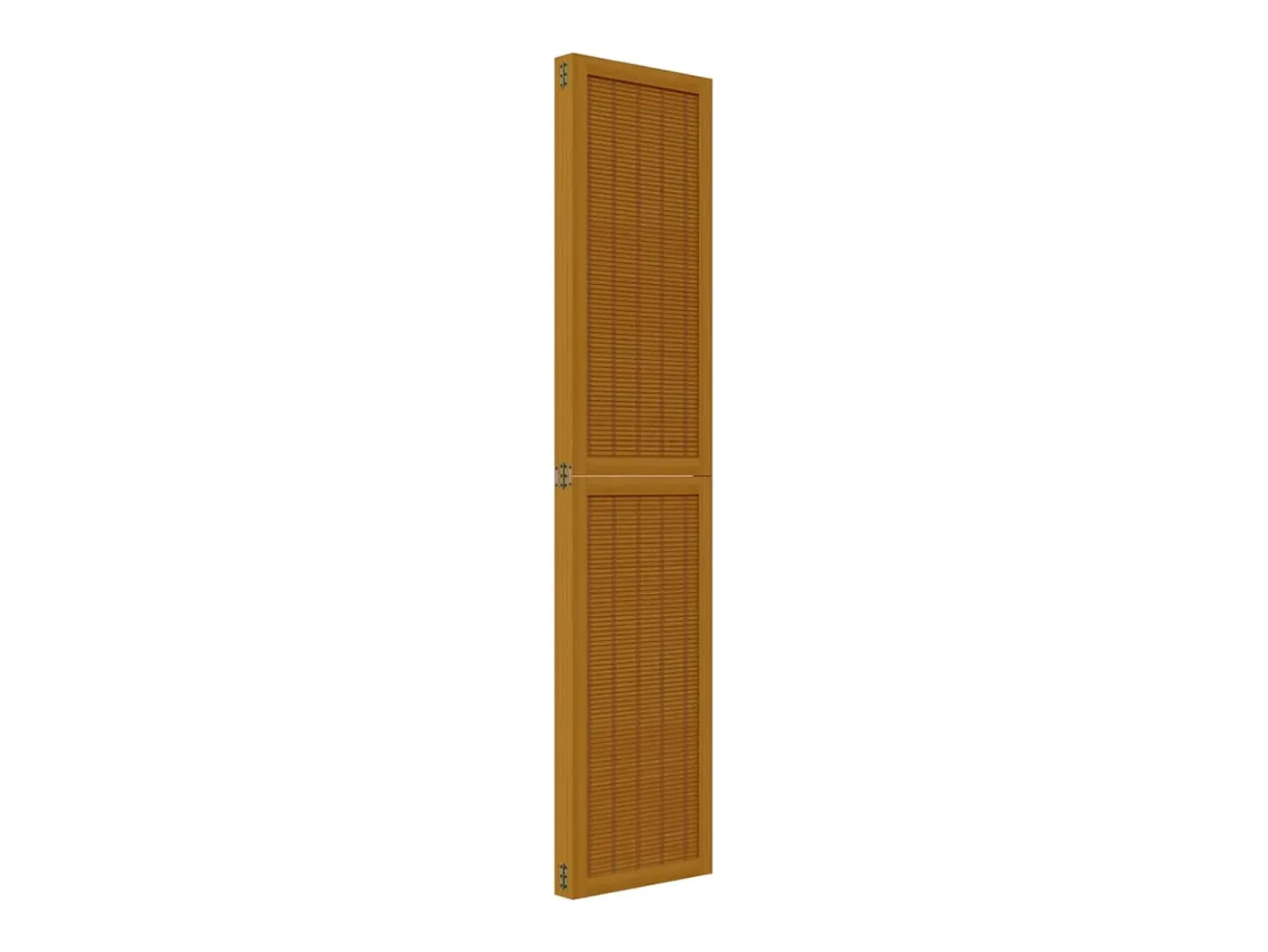 Biombo separador de 4 paneles madera maciza paulownia marrón ES959267 Marru00f3n Discount