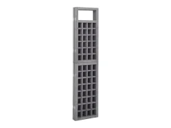 Discount Biombo/Enrejado de 3 paneles madera de abeto 121x180 cm ES698751 Gris