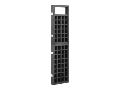 Biombo-Biombo/Enrejado de 3 paneles madera de abeto 121x180 cm ES317698 Negro