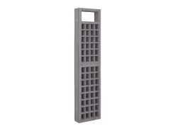 Biombo-Biombo/Enrejado de 6 paneles madera de abeto 242,5x180 cm ES263679 Gris