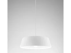 New Blanca - Lámpara colgante blanca 1XE27 max 1X60W IP20 - Lámpara de techo con diseño moderno en aluminio - Casquillo E27 Blanco