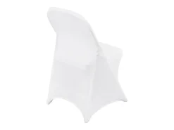 Outlet Elastano Fundas de Sillas Plegables SucceBuy para Boda Comedor, Set de 100 Blanco