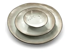 MEDARD DE NOBLAT Bol de desayuno Shadow Nacre 13,5 cm - Lote de 6 Marru00f3n Discount