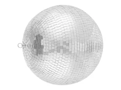 Lámpara Suspendida-Bola de Espejo Disco SucceBuy de 30 cm con Anillo de Suspensión para Fiestas, Decoración Ideal para DJ Club, Bodas, Cumpleaños, Navidad Plateado