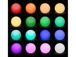 Sale Sweeek Bola luminosa led inalámbrica, interior/exterior, 16 colores Transparente
