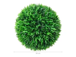 Best Bolas de boj artificiales 2 piezas 38 cm Verde