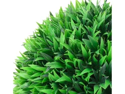 Best Bolas de boj artificiales 2 piezas 38 cm Verde