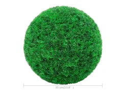 Online Bolas de boj artificiales 2 piezas 35 cm Verde