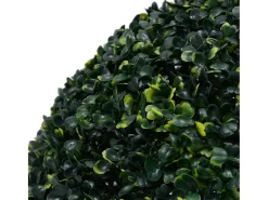 Planta Artificial-Bolas de boj artificiales 2 piezas 52 cm Verde
