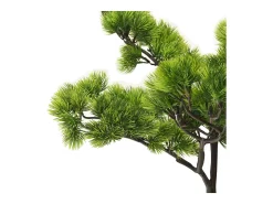 Bonsái pinus artificial con macetero 60 cm ES937735 Verde