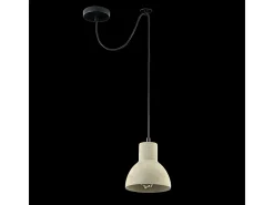 Maytoni Lámpara Suspendida-Broni Lámpara Colgante de Techo Dome Negra, 1 Luz, E27 Negro