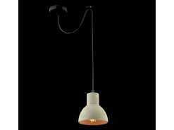 Maytoni Lámpara Suspendida-Broni Lámpara Colgante de Techo Dome Negra, 1 Luz, E27 Negro