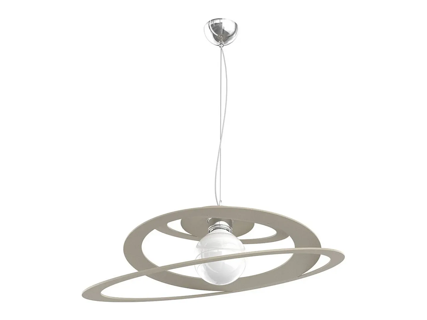 Best Bungee Sospensione D.50 Cm. 1 Luce Sabbia Marru00f3n