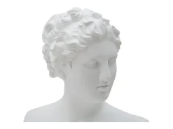 Busto decorativo clásico de mujer en poliresina h34 cm Blanco Online