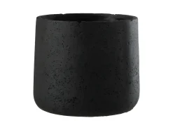 LANA DECO Cachepot de cerámica 19x19x17 cm Negro Online
