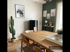 OZAIA Cactus artificial GUADA Poliéster Alt. 145 cm Verde