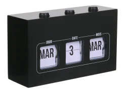 Outlet The Home Deco Factory Calendario de solapas de trabajo feliz Negro