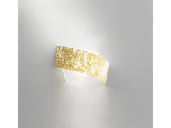 Aplique Para Pared-Camilla - Aplique oro 2XE14 max 2X28W IP20 - Aplique LED de diseño moderno 34x20cm Dorado