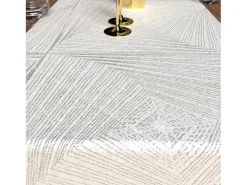 Soleil d'ocre Mantelería-Camino de mesa 40x180 cm LUXURY , por Blanco