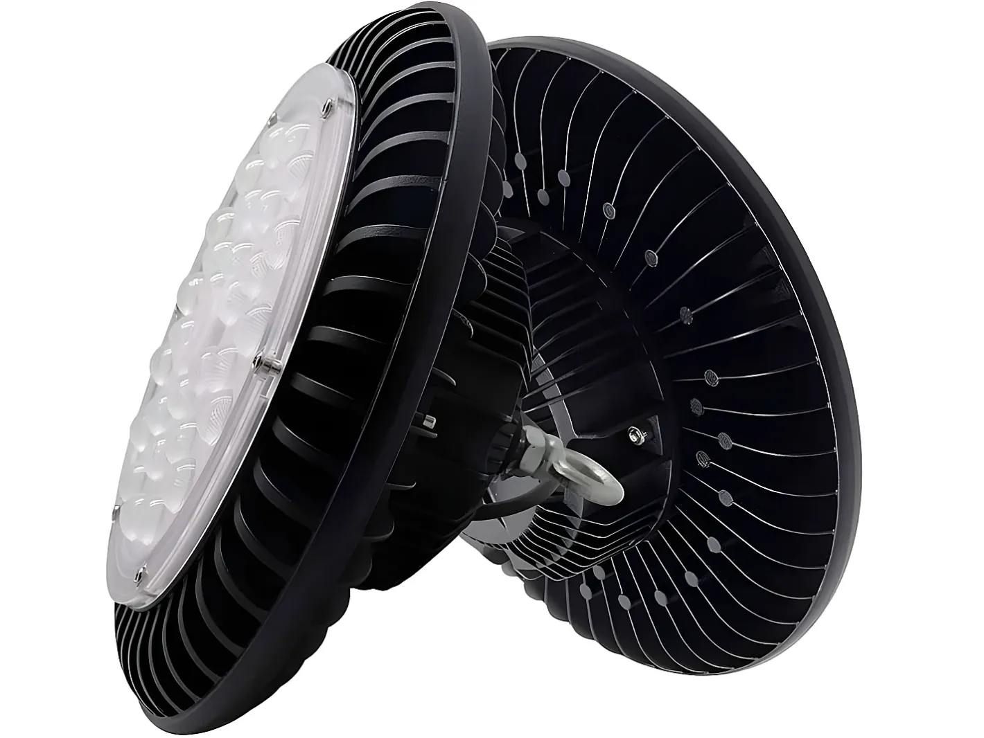 AKUNADECOR Campana Led 100 W Monzonita 6500k Led Smd Negro Discount