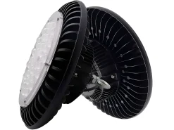 AKUNADECOR Lámpara Suspendida-Campana Led Industrial Monzonita 200w 6500k Led Smd Negro