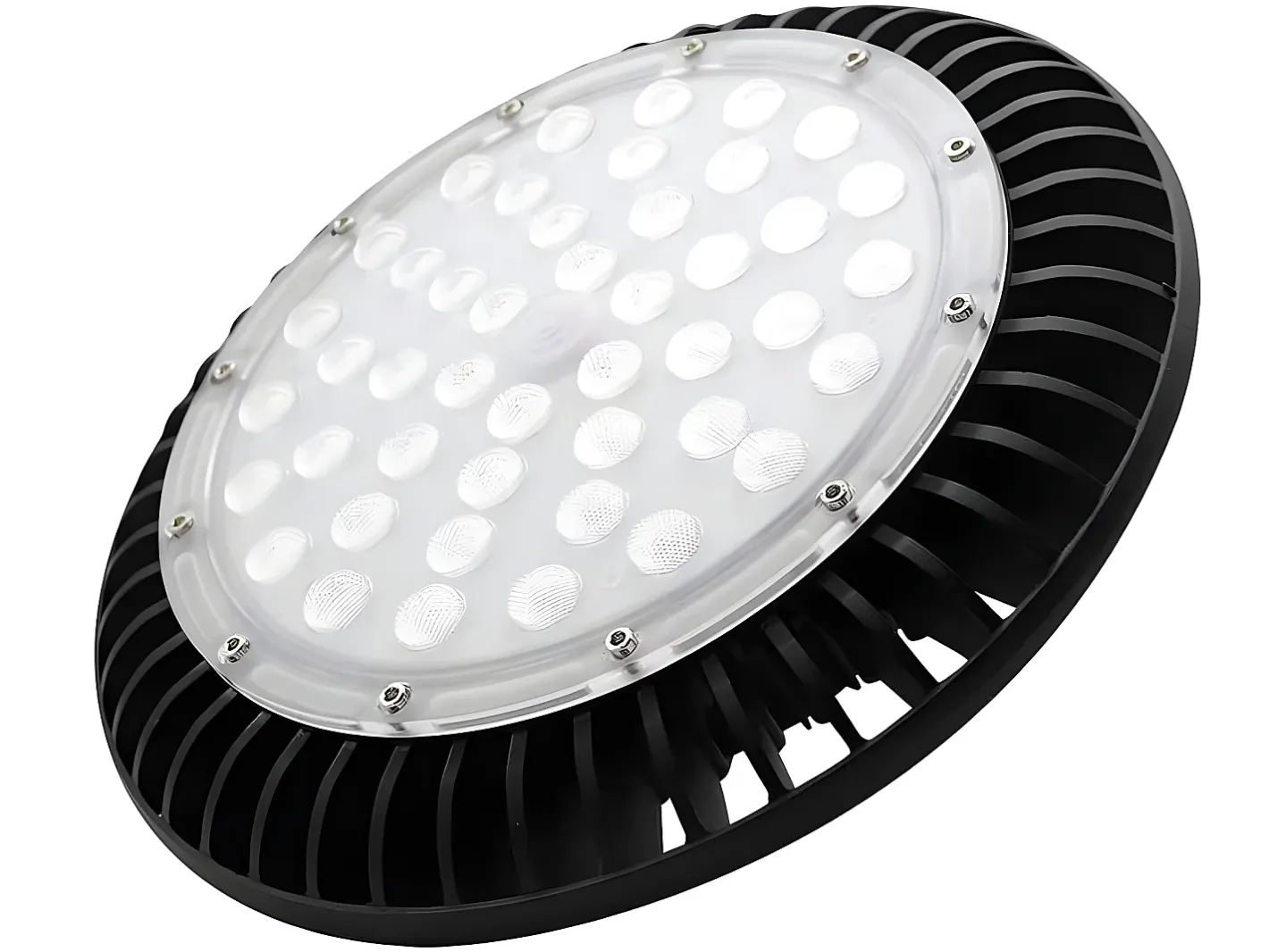AKUNADECOR Lámpara Suspendida-Campana Led Smd 150w Modelo Monzonita 6500k 16500lm Ip65 Negro