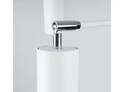 Sollux Lighting Candelabros Torim moderno de acero - 6 fuentes luminosas 4000K - L.77 x A.125 cm - Blanco Clearance