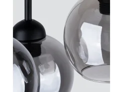Online Sollux Lighting Candelabros Zelaro moderno de acero - 3 fuentes luminosas 4000K - L.35 x A.35 cm - Negro