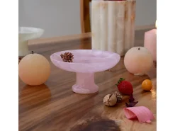 Hot Centro de mesa de ónix tallado a mano Rosa