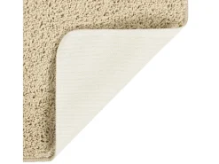 Garden Furniture Charleroi Alfombra peluda antideslizante color 160x230 cm Crema New