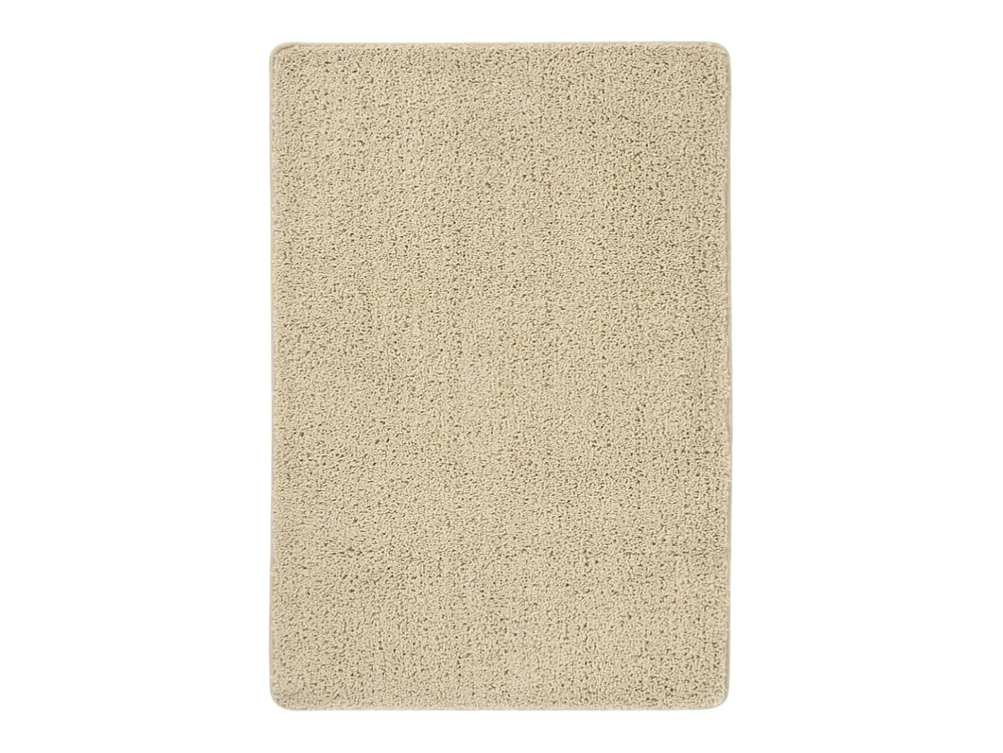Garden Furniture Charleroi Alfombra peluda antideslizante color 120x170 cm Crema Clearance