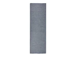 Garden Furniture Alfombra De Exterior-Christiaan Alfombra de exterior de tejido plano 80x250 cm Azul